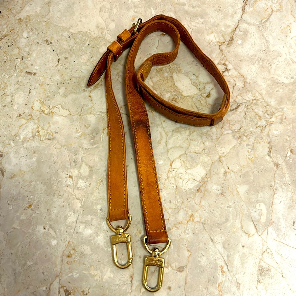 Authentic Louis Vuitton luggage strap